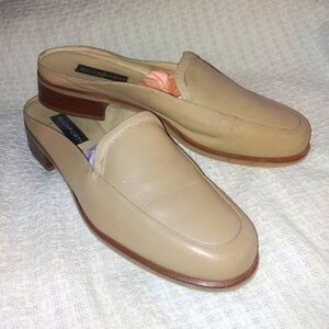 Rockport Tan leather mules